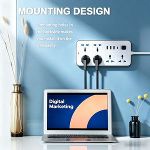 Child Safety Universal Electric <strong>Extension</strong> <strong>Socket</strong> with 6 Outlets 3 USB Ports 5M Cable Length Power Strip <strong>Extension</strong> for Home Use - Product Image 6