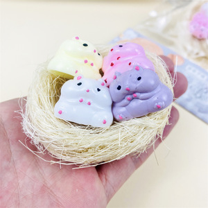 Ensemble de jouets moelleux Adorable Hamster Squad - 4 pièces, cadeau anti-stress pour enfants et adultes, pour les journées chargées et les moments de détente, jouets ultra-doux - Product Image 2