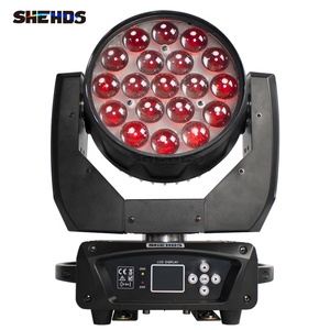 Đèn sân khấu di động Shehds <span class=keywords><strong>LED</strong></span> 19x15W <span class=keywords><strong>RGBW</strong></span> Beam <span class=keywords><strong>Wash</strong></span> <span class=keywords><strong>Zoom</strong></span> dùng cho chiếu sáng sân khấu và nhà thờ - Product Image 1
