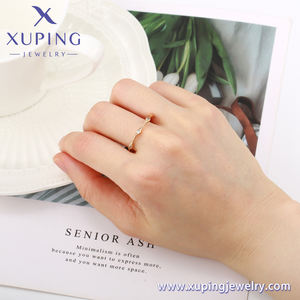 Anillo de Joyería de Diamantes de Oro de 18K, Elegante y Exquisito, de <span class=keywords><strong>Xuping</strong></span> 16214, Regalo para el Día de San Valentín, Anillo para Mujer - Product Image 6
