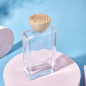 Clear <b>Empty</b> Perfume <b>Glass</b> <b>Bottle</b> Fragrance Thick Bottom <b>Glass</b> <b>Bottle</b> with Black Gap - Product Image 6