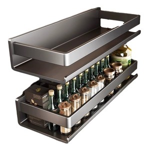 Elegante y Moderno Estante Metálico de Pared para Almacenamiento, Organizador de Platos y Palillos para Cocina, Sala de Estar y Dormitorio - Product Image 1
