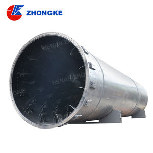 Pemasok perlengkapan pengering putar mesin pengering Drum putar industri untuk gula, sistem pengering pembakaran pelet - Product Image 2