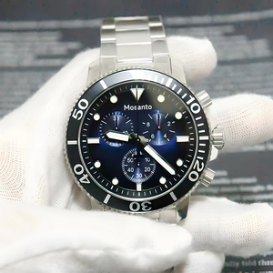 Reloj de Pulsera de Cuarzo de Alta Calidad, Diseño de Lujo para Negocios, Cronógrafo, Estilo <span class=keywords><strong>Tissot</strong></span> Seastar, Correa de Acero Inoxidable 316L - Product Image 4