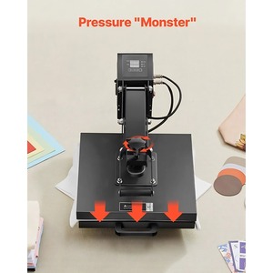 38cm X Pull-out Sublimation Flatbed T-<b>shirt</b> <b>Printer</b> Heat Transfer Machine With High-pressure Manual Press. HY3838 Heat Press - Product Image 5