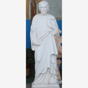 Escultura de Jardín de Mármol de Jesucristo Grande, Tamaño Real, Decoración Religiosa para el Hogar, Católica, MS-004, Estatua de la Virgen María de Mármol - Product Image 5