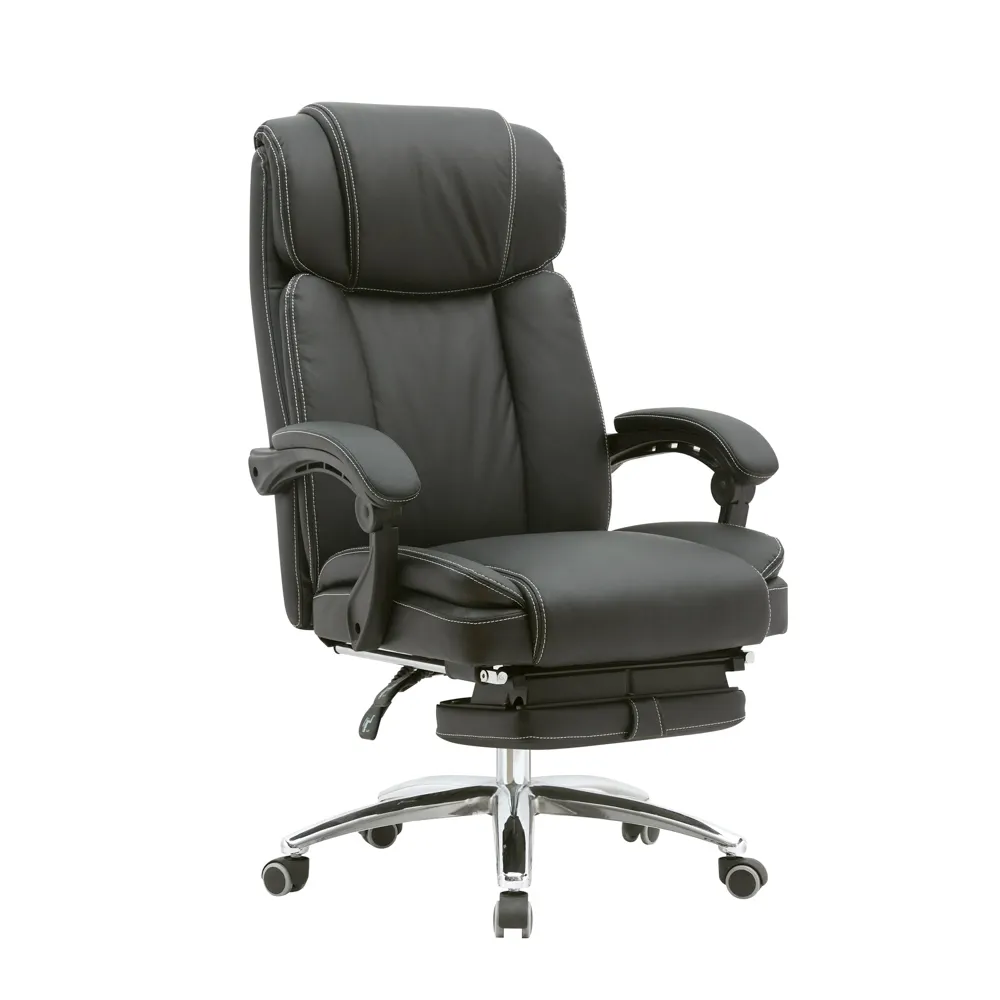 Modern Office Chairs ergonomic With Footrest high Quality For Fat People Rubber Wheels