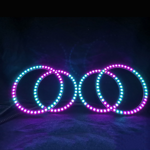 Anillo de Halo LED RGB de 12V para Faros Delanteros, con Efecto de Persecución Secuencial, para BMW, Lámpara Antiniebla - Product Image 3