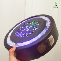Lampe laser LED de 12 pouces, base de narguilé, haut-parleur sans fil Bluetooth, éclairage vibrant, ambiance bar, club, soirée, discothèques, fumer du chicha