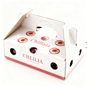 Boîte d'emballage personnalisée pour cerises, boîte à fruits, boîte en carton pour supermarché, boîte d'affichage en papier, gaufrage pour magasin de détail, boîtes pour légumes - Product Image 4