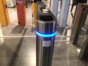 Khí công sang trọng Flap rào cản Swing <span class=keywords><strong>Gate</strong></span> tốc độ cao công nghiệp turnstile nhanh Cổng dịch - Product Image 4