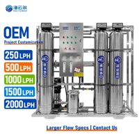 Sistem RO Otomatis 1000LPH Instalasi Reverse Osmosis dengan Filter Multi-media dan Softener untuk Pengisian Air Menara Pendingin