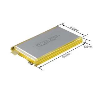 Lipo pil şarj edilebilir 3.7v 5000mah li-ion pil için tablet pc/güç bankası