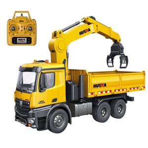 Huina 1538 1/14e 3in1 alliage <span class=keywords><strong>RC</strong></span> ingénierie <span class=keywords><strong>camion</strong></span> à benne basculante 26CH grue bras de Rotation bois <span class=keywords><strong>camion</strong></span> à main - Product Image 3