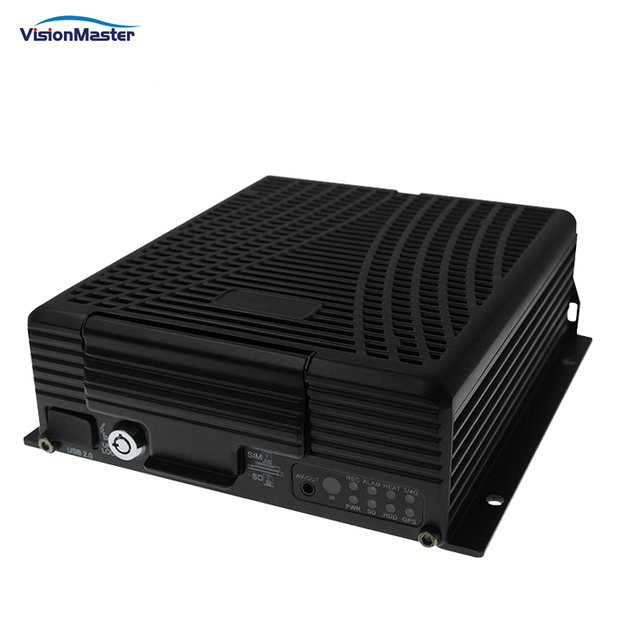 4CH 1080P Mobile DVR Security Monitor System Real-Time Video H.264/H.265 ADAS Video Recorder Truck RV Night Vision