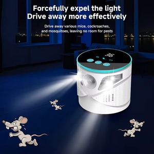 360 °   Répulsif Ultrasonique à Fréquence Modulée pour Rongeurs et Moustiques, Dispositif de Contrôle des Nuisibles Écologique à Tension Variable Visible - Product Image 3