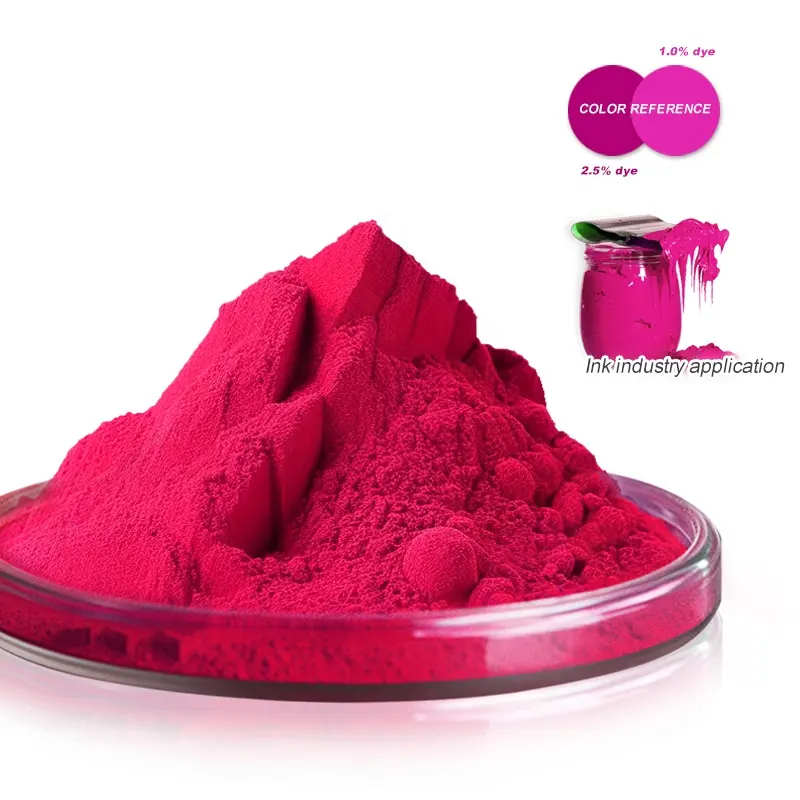 Magenta kim loại phức tạp thuốc nhuộm dung môi màu đỏ 127 mực thuốc nhuộm cho mực in và ngành công nghiệp mực/mô hình orasol Hồng 478/5blg