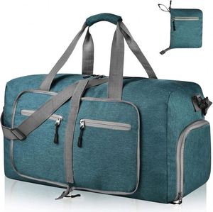 Bolsa de Viaje Plegable de Gran Capacidad, Resistente, Impermeable, de Tela Oxford Catiónica, para Fitness, Marca BSCI - Product Image 3