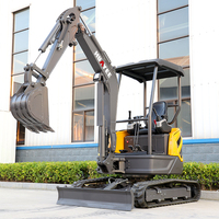 LIVRAISON GRATUITE Minipelle 3.5 tonnes Moteur Kubota de pelle ferme Nouvelles mini pelle 1 tonne 2 tonnes Prix des machines