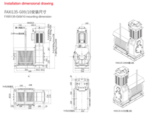 Промышленный тяговый привод для лифтов, серия FAXI135, безредукторный тяговый привод для лифтов - Product Image 5