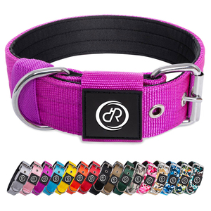 OKKPETS Venta caliente 3,8 CM Collar de perro para perros grandes personalizado con <span class=keywords><strong>GPS</strong></span> Correa de perro y juego de collar - Product Image 1