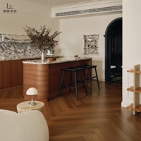 Meubles de cuisine sur mesure de style mid-century pour l'Australie, avec îlot fonctionnel et rangement flexible pour la famille