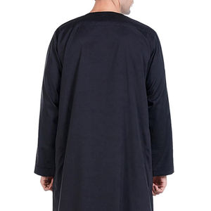 Túnica Islámica Cómoda para Hombre, Estilo Casual, Tradicional, de Poliéster de Alta Calidad, Larga hasta el Suelo, Manga Larga, Material Duradero - Product Image 6