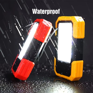 Luz de trabajo con 3 modos de iluminación, base magnética LED y linterna portátil con clip para reparación automotriz al aire libre - Product Image 4