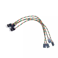 Câble torsadé 24AWG personnalisé en usine avec connecteur Dupont, faisceau de câbles