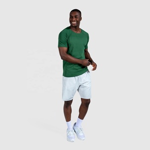 T-shirt pour homme en coton biologique 100% personnalisé, coupe ajustée, manches courtes, col rond, jersey respirant, vêtements décontractés tendance, t-shirt pour homme - Product Image 6
