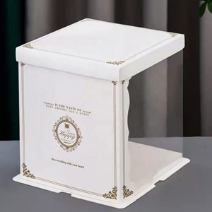 New Style Transparent Flower <b>Gift</b> <b>Box</b> <b>Clear</b> Small Cake <b>Box</b> - Product Image 6