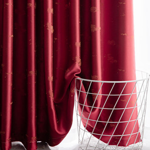 Couleur Pure lumière luxe <span class=keywords><strong>baroque</strong></span> tissu de rideau occultant jacquard rideau <span class=keywords><strong>rideaux</strong></span> sur mesure pour balcon, salon et chambre. - Product Image 5
