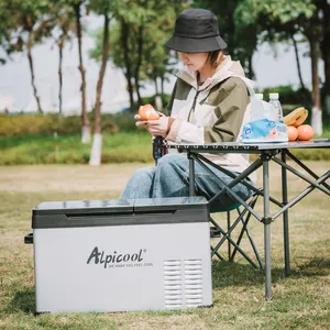 Alpicool – réfrigérateur de camping CD45, compresseur électronique 12V/24V, réfrigérateur de voiture, de maison, à double usage, mini réfrigérateur portable