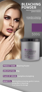 Poudre décolorante pour cheveux POSA Wholesaler, blanche, éclaircissante jusqu'à 8 tons, sans poussière - Product Image 3