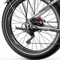 Bicicleta Eléctrica Urbana para Adultos F26 Lite de 26 Pulgadas con Neumáticos Gruesos Todoterreno, 7 Velocidades, Cuadro de Aleación de Aluminio, 50KM/H, 65NM, Batería de Litio en el Buje Trasero