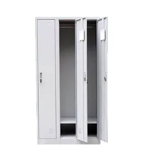 Fair Price Electronic Lock 3 Door Steel Locker Bedroom Furniture