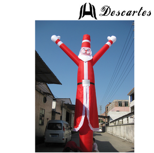 7,6 m Hoher Kleiner Aufblasbarer Weihnachtsmann-Lufttänzer, Aufblasbarer Tanzender Weihnachtsmann - Product Image 2