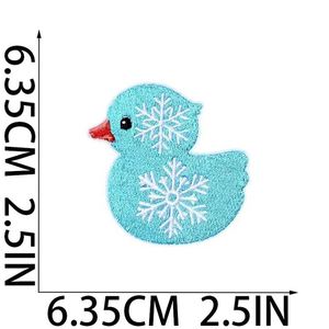 Patch brodé thermocollant motif canard de dessin animé mignon pour la décoration de vêtements, chapeaux et sacs - Product Image 2