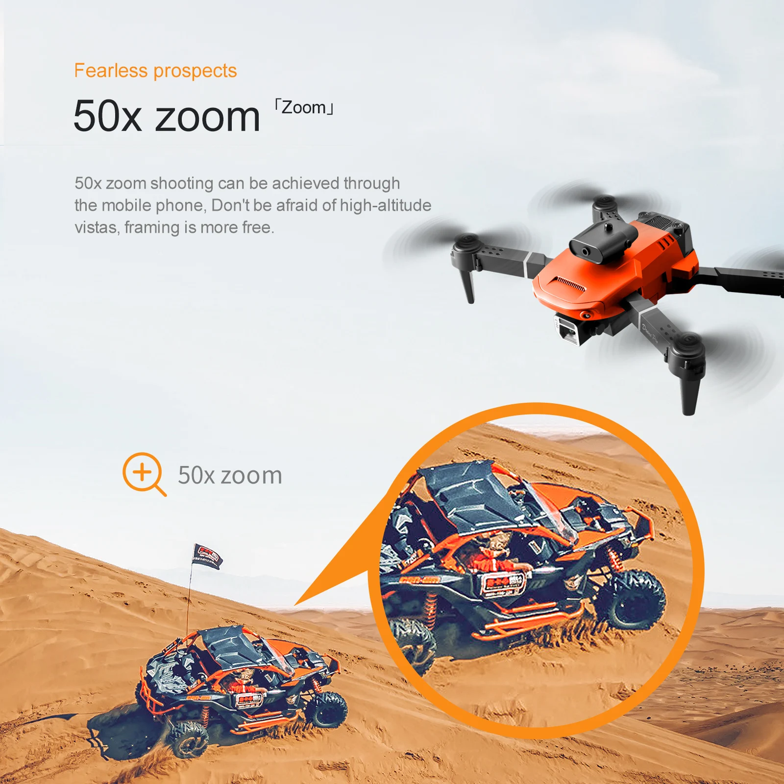 Hot Mini Drone E100 RC Drone 4K Optical Flow Dual Camera HD Camera FPV WiFi Quadcopter With Obstacle Avoidance Toys For Kids