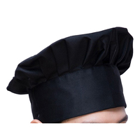 Casquette en tissu sergé pour hommes et femmes pour les chefs d'hôtel et de restaurant Casquette de cuisine à dos blanc pour la cuisson de gâteaux et de desserts