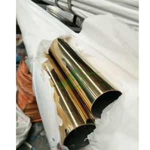 Tubería de Acero Inoxidable SS 201 202 301 304 Gold AISI, Soldada, Curvada, Erw, Serie 600, Desenrollado, Punzonado, Moldeado, Corte, ASTM - Product Image 3