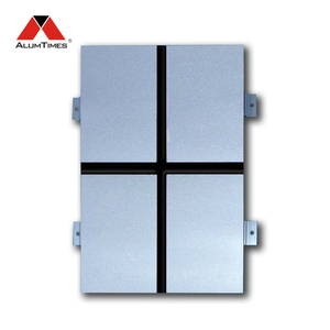 Alumtimes đục lỗ Panel tường mở rộng kim loại lưới mặt tiền gỗ Ống 3mm rắn nhôm Ốp pvdf phun phụ kiện - Product Image 3