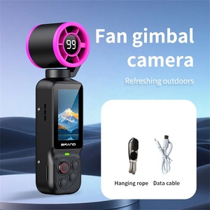 Caméra d'action rotative innovante 1080P, caméscope sportif portable avec fonction de ventilateur de refroidissement, mini caméra Vlog HD 1,97 pouce - Product Image 2