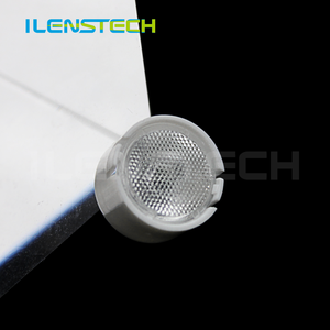 Lente <span class=keywords><strong>LED</strong></span> Asférica de 13 mm, Lente <span class=keywords><strong>LED</strong></span> de PMMA de 20 Grados con Soporte para Bañador de Pared - Product Image 1