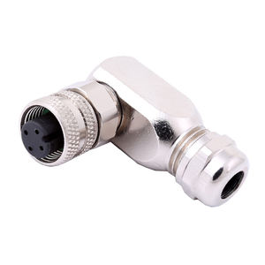 Сигнальный разъем M12 PG7 <span class=keywords><strong>USB</strong></span> с индивидуальной настройкой, экранированный, корпус из цинкового сплава, степень защиты IP67, штекерный, 3-контактный, 4-контактный, под пайку - Product Image 6