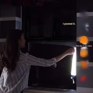 ملصق نافذة معتم من مادة البولي إيثيلين تيريفثالات مع عزل حراري غير شفاف للاستخدام في غرف النوم - راحة أثناء النوم - Product Image 2