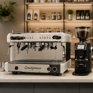 Cafetera Comercial de 2 Grupos para Cappuccino, Máquina Profesional de Espresso con Cabezal Doble para Cafetería y Tienda de Café - Product Image 4