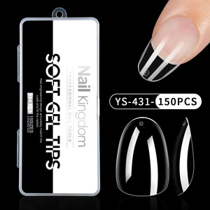 Puntas de Uñas de Gel Suave de Marca Privada, 150 Piezas, Almendradas, Cortas, Coffin, Largas, Cuadradas, para Salón de Uñas - Product Image 2