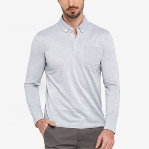 Wholesale Plain Golf Polo Shirt New Design Custom Mens Polo Shirt With Pocket For <span class=keywords><strong>Office</strong></span> Men - Product Image 1