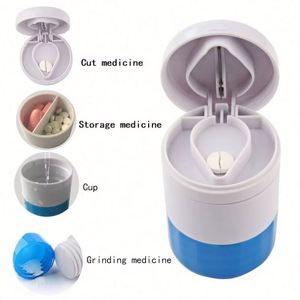 Custom <b>Mini</b> Multifunctional Home Travel Portable Colorful Plastic Pill Medicine Case Pill <b>Box</b> - Product Image 1